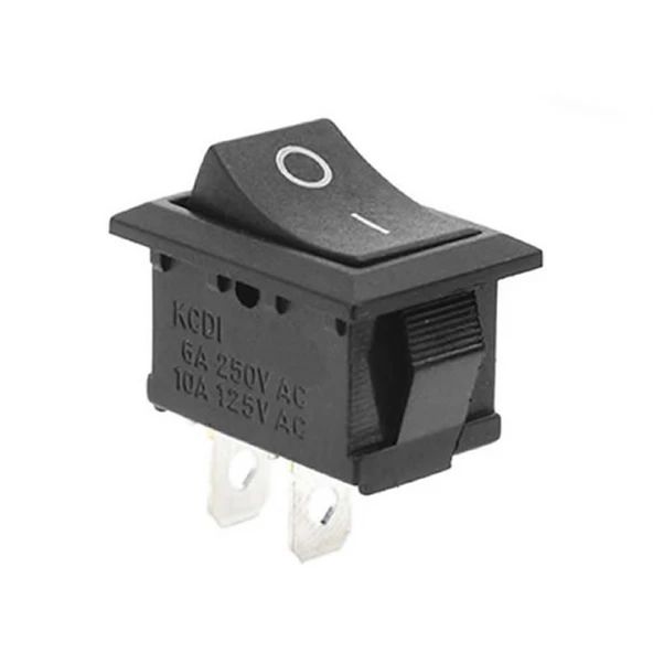2 Pin Siyah Anahtar Switch Mini Buton KCD1 - Resim 6
