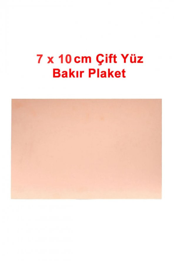 7x10cm Çift Yüz Bakır Plaket Pcb Elektronik Devre Prototip Deney - Resim 4