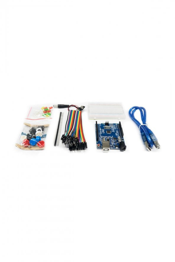 Arduino Uno Başlangıç Seti 77 Parça Breadboard Direnç Buton Led - Resim 8