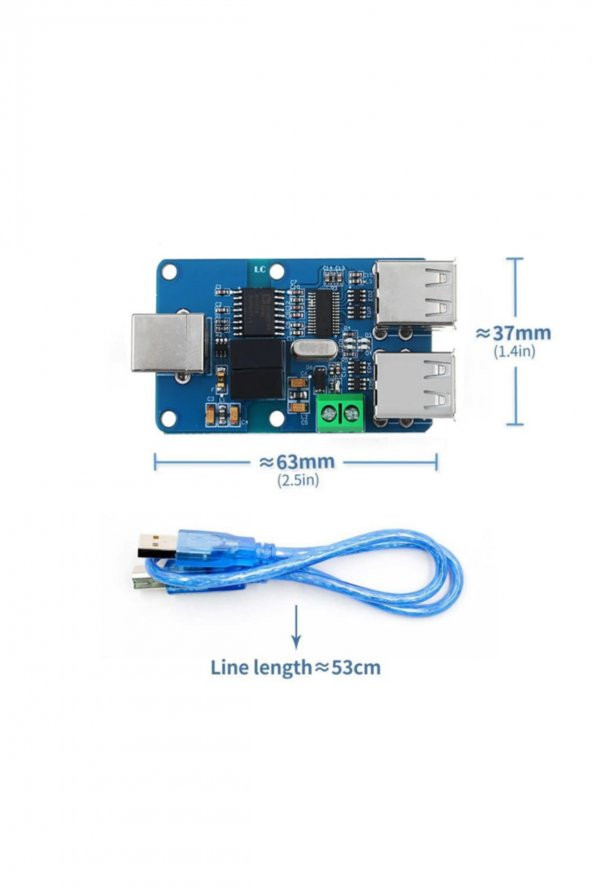 ADUM3160 4 Port Usb Modül 4 Kanal Usb İzolatör 1500V 12 Mbps USB ürün görseli 1
