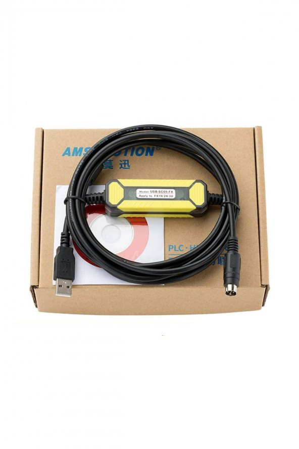 USB-SC09-FX PLC Programlama Kablosu USB RS422 Mitsubishi FX Seri ürün görseli 1