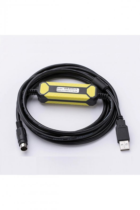 USB-SC09-FX PLC Programlama Kablosu USB RS422 Mitsubishi FX Seri - Resim 2