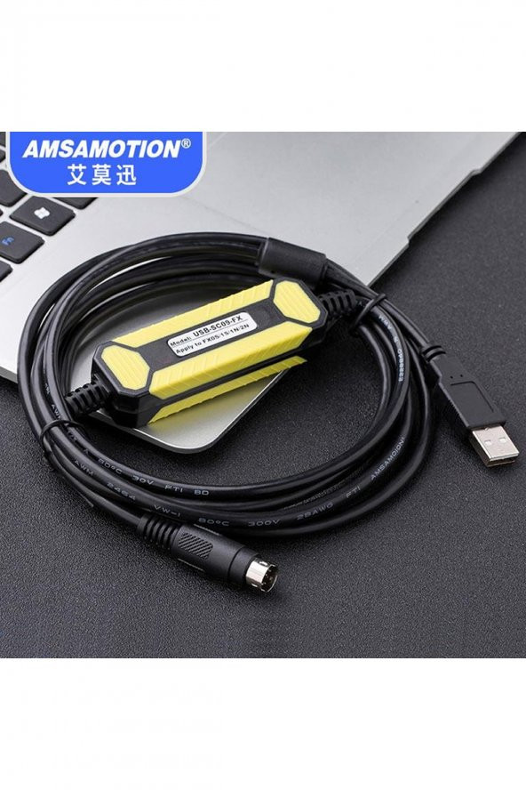 USB-SC09-FX PLC Programlama Kablosu USB RS422 Mitsubishi FX Seri - Resim 7
