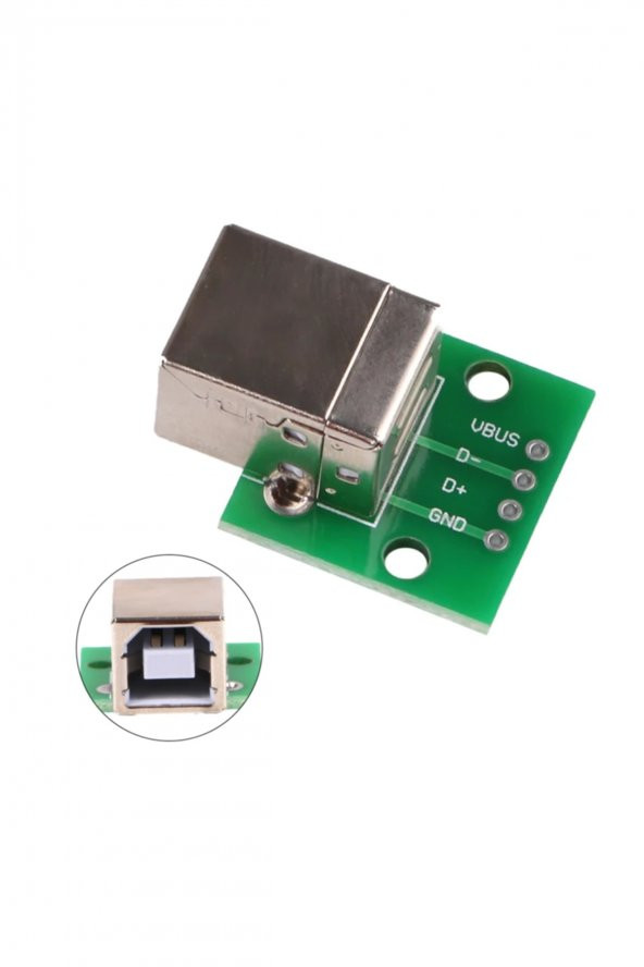 USB Type B To Dip Çevirici Pcb Usb Haberleşme Deney Prototip 5V ürün görseli 1