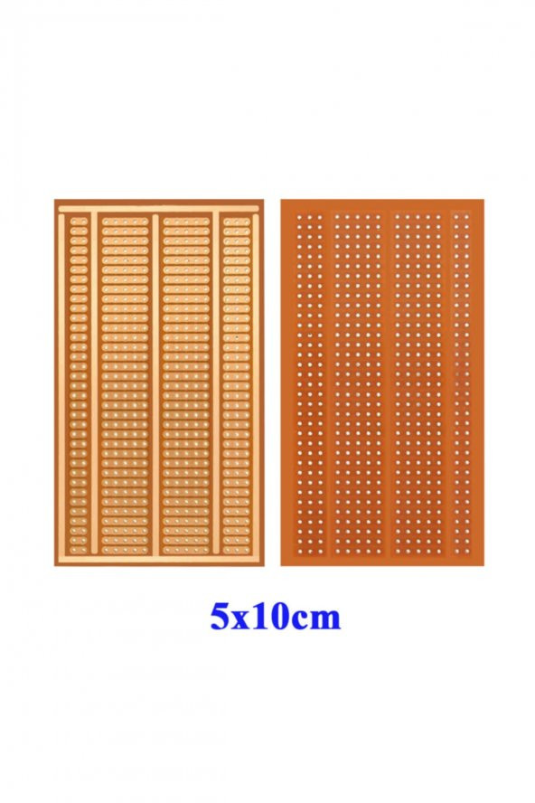 5x10cm Pertinaks Delikli Plaket Tek Yüzlü Pcb Proto Prototip Devr ürün görseli 1