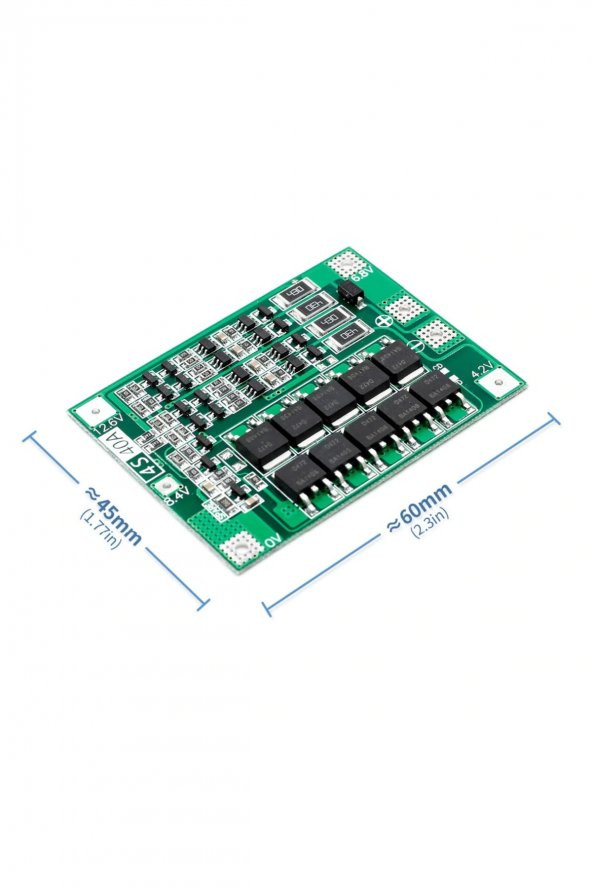 4S 40A Lityum Batarya BMS Koruma Kartı Balans Versiyon Pil Li-ion 18650 16.8V ürün görseli 1