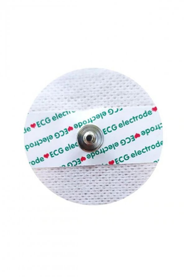 EKG ECG Elektrot Padi Nabız Kalp Ölçüm Sensör Padi  Çıtçıtlı 50mm ürün görseli 1