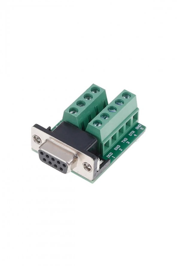 DB9 to Dip Adaptör Dişi 9 Pin RS232 COM Port Klemens Çevirici ürün görseli 1