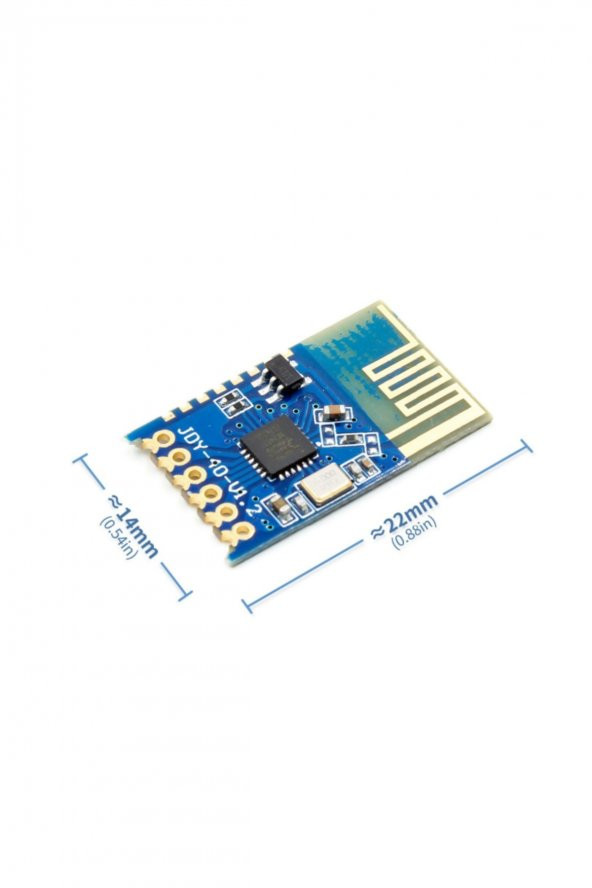 JDY-40 2.4GHz Kablosuz Seri Alıcı Verici Transceiver Modülü  120 Metre Serial Port Rf Uzaktan ürün görseli 1