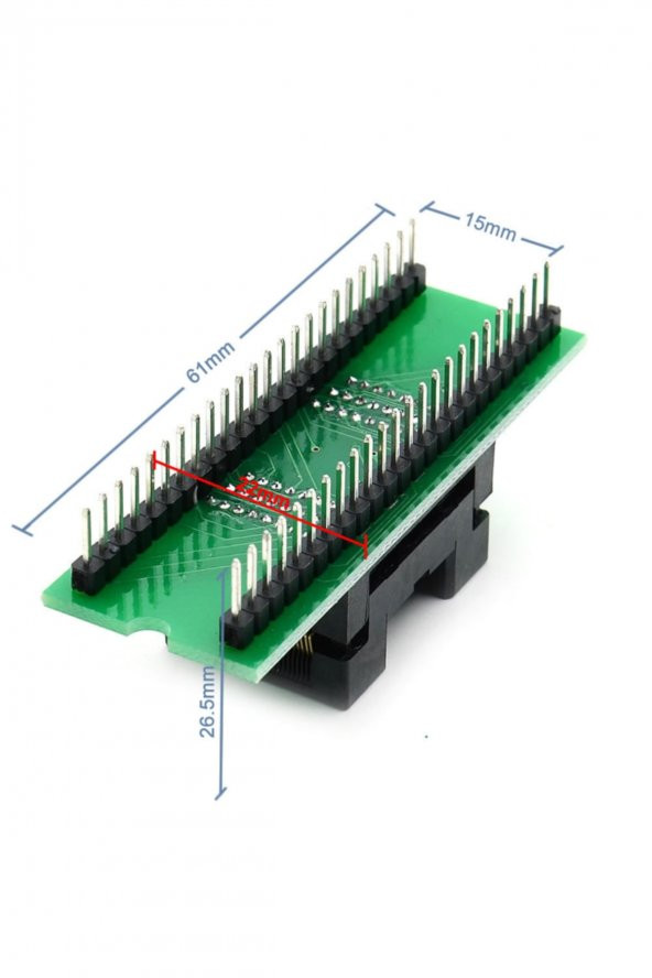 TSOP48 to DIP48 Çevirici Adaptör Smd To Dip Eeprom Programlayıcı - Resim 4