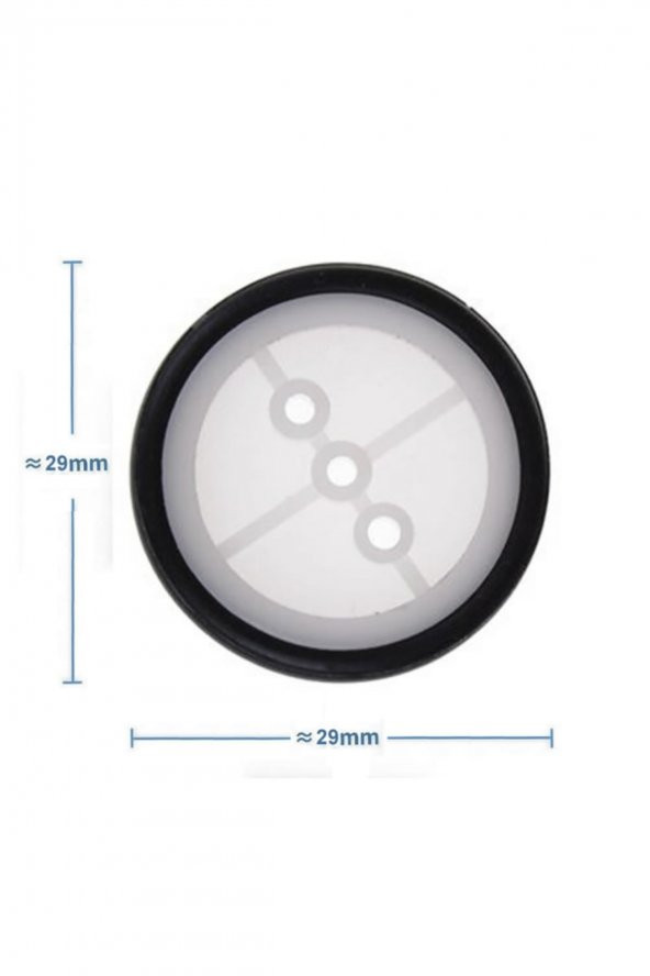 29mm Mini Rubber Tekerlek 2mm Mil Uyumlu Robot Oyuncak Wheel ürün görseli 1
