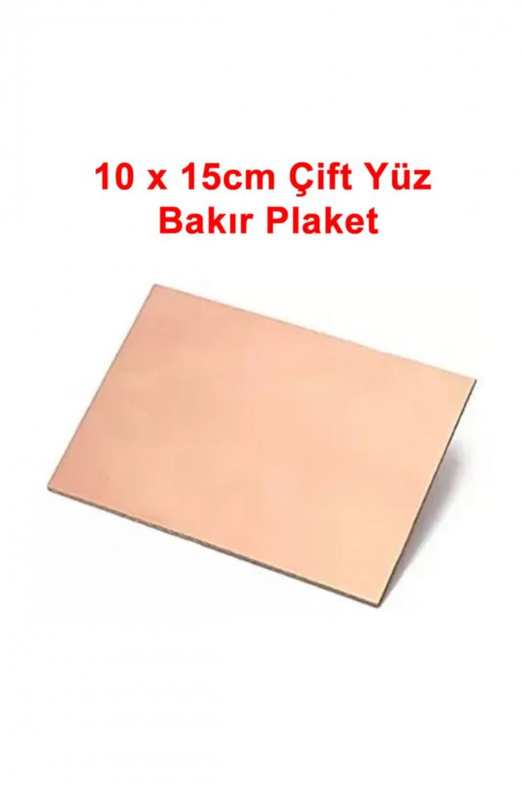 10x15cm Pcb Çift Yüz Bakır Plaket Baskı Elektronik Devre Prototip - Resim 2