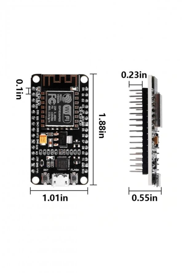 Nodemcu V3 CP2102  ESP8266 ESP-12F Wireless WIFI IOT iot - Resim 7