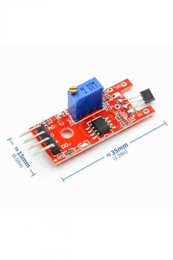 Manyetik Hall Effect Sensör Modülü KY-024 ürün görseli 1