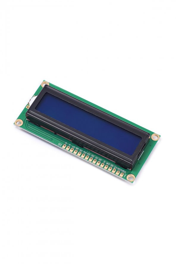 1602A 2x16 Mavi Karakter LCD Modül   Display Ekran 5V Beyaz Arka ışık 16X2 16 X 2 Standart Sol Üst Lcd Gösterge ürün görseli 1