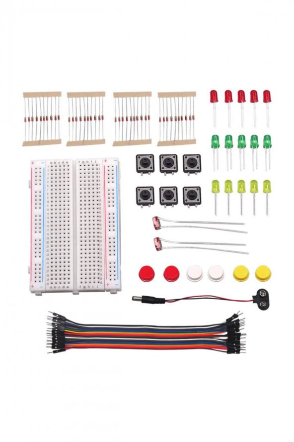 Elektronik Başlangıç Seti Arduino Starter Kit Breadboard Led - Resim 2