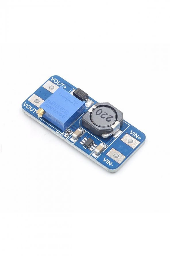 MT3608 28V 2A DC Boost Modül  Ayarlanabilir Voltaj Yükseltici Güç Kaynağı Step Up ürün görseli 1