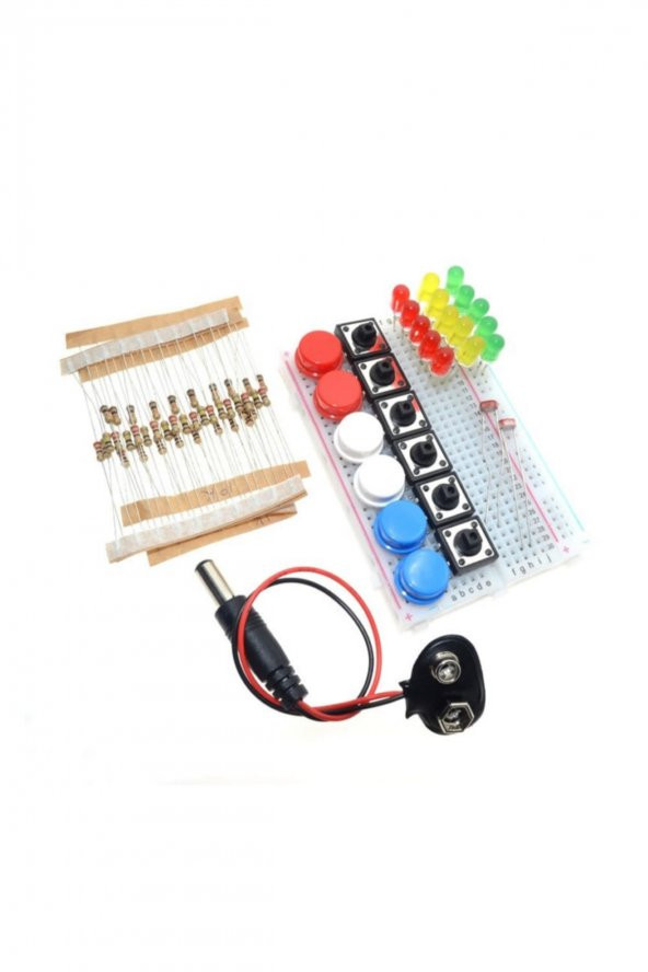 Elektronik Başlangıç Seti Arduino Starter Kit Breadboard Led - Resim 6