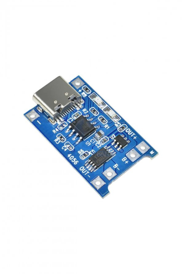 TP4056 Korumalı Lityum Pil Şarj Devresi Type C Usb Batarya - Resim 5