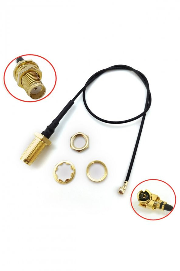 20CM Sma Ipex Female RF Kablo Jack UFL U.FL IPX  Coaxial Cable ürün görseli 1