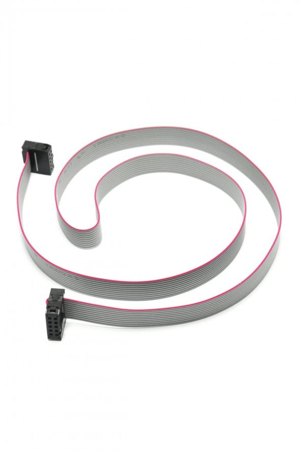 70cm 10 Pin IDC Flat Kablo Ribbon ISP AVR ARM SWD JTAG Programlam ürün görseli 1