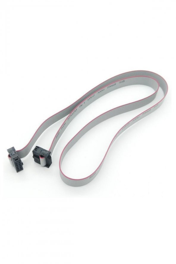 70cm 10 Pin IDC Flat Kablo Ribbon ISP AVR ARM SWD JTAG Programlam - Resim 7