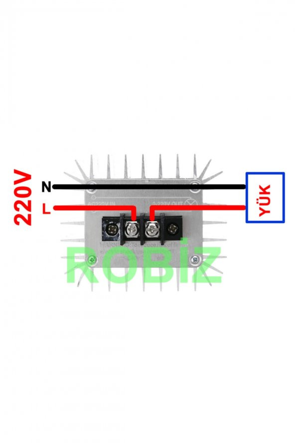 AC 220V 5000W Dimmer  SCR AC Motor Hız Devir Kontrol Elektrikli Fırın Rezistans Su Isıtıcı Lamba ürün görseli 1