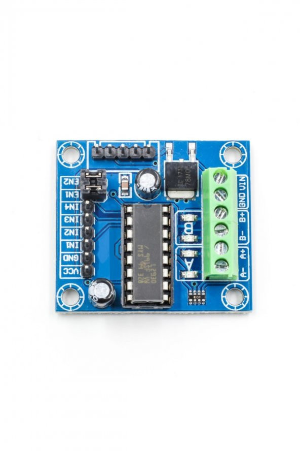 Mini L293D 4 DC Motor - Step Motor Sürücü - Resim 5