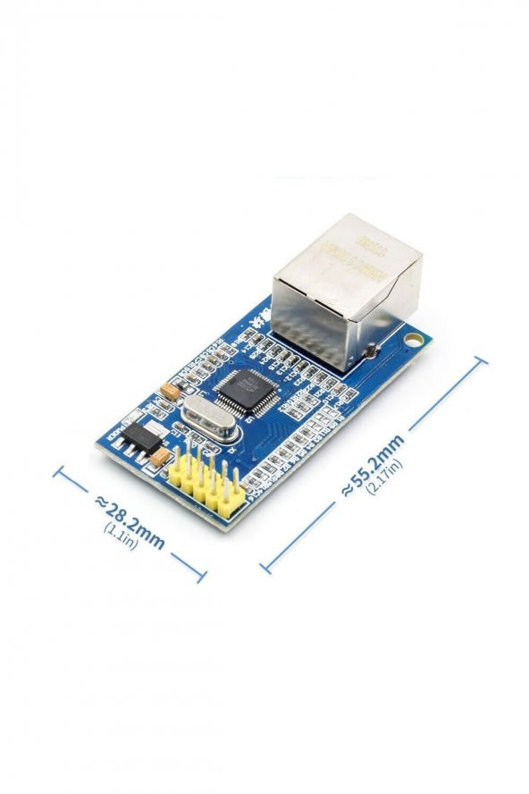 Wiznet W5500 Ethernet Modül  5V SPI TCP/IP UDP Network Ağ Lan Haberleşme ürün görseli 1