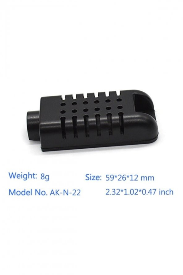 AK-N-22 Mini Plastik Sensör Kutusu  Elektronik Devre Kutusu Siyah - Resim 2