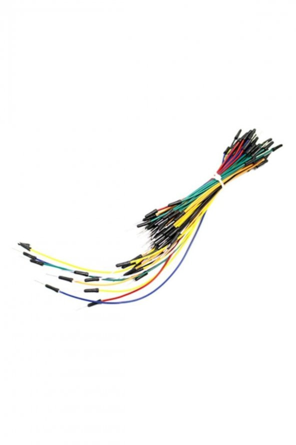 65li Erkek-Erkek Breadboard Jumper Kablo Seti Esnek 65 Adet ürün görseli 1