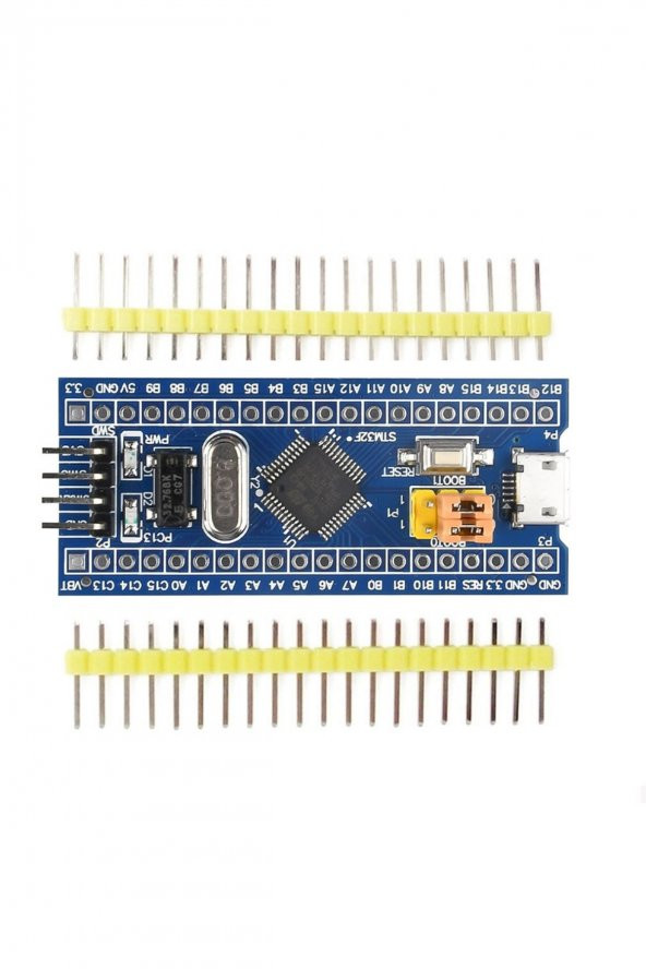 STM32F103C6T6 ARM Cortex M3 Bluepill 72Mhz Cpu 32K Flash TQFP48 USB CAN Minimum Sistem Geliştirme Kartı ürün görseli 1