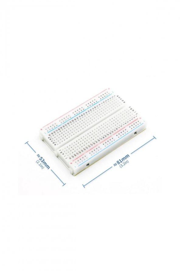 Orta Boy Breadboard 400 Pin Hücre Bread Board Protoboard Proto ürün görseli 1