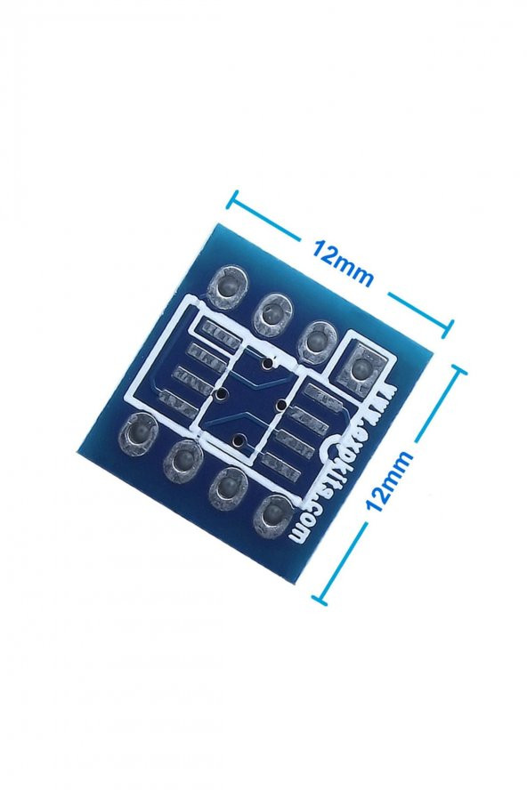 SOIC8 to DIP8 Smd Çevirici Pcb  SOP8 Elektronik Devre Kartı Prototip Deney Kartı Proto Pertenaks ürün görseli 1