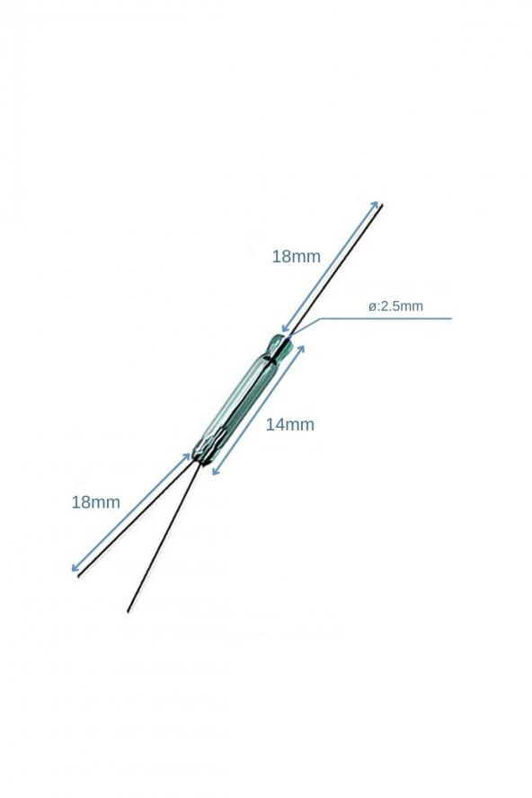 Reed Switch 3 Pin DC 60V 4W Manyetik Alan Algılayıcı Anahatar Röle NO NC Kontak Çıkışı Kapı Pencere Makine ürün görseli 1