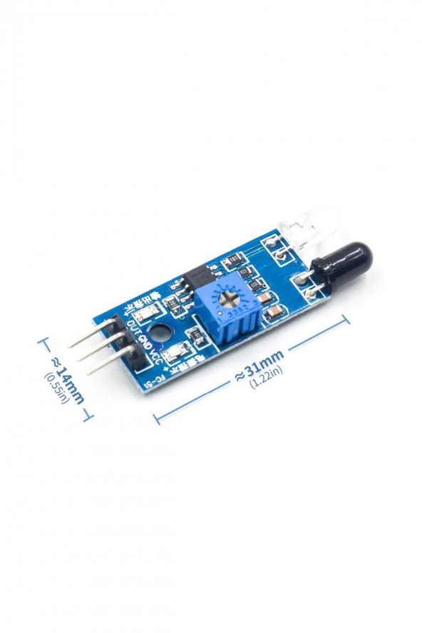 Arduino IR Kızılötesi Engel Algılama Kaçınma Sensörü Akıllı Araba ürün görseli 1