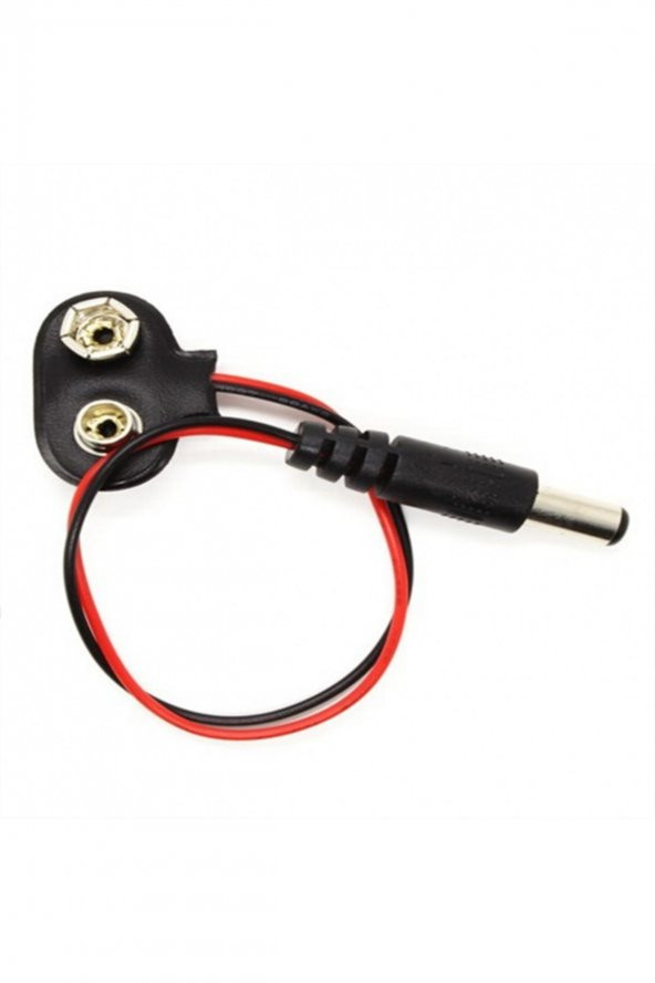 9V Pil Adaptör Dönüştürücü Bağlantı Kablosu 9 Volt Pil Arduino ürün görseli 1