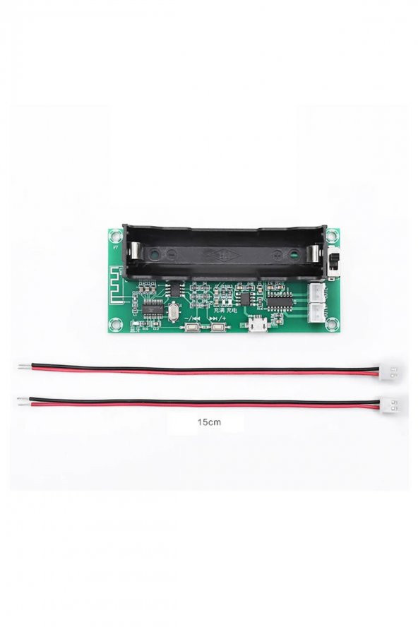 XH-A153 Bluetooth Mp3 Modül 18650 Lityum Pil Soketli  DC 5V  Pam8403 Stereo 3W+3W D Sınıf Amfi Ses ürün görseli 1