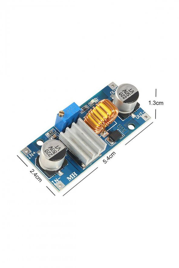 XL4015 5A Voltaj Ayarlı Güç Kaynağı Voltaj Düşürür 36V DC Çevirici Step Down Power Modül Yüksek Güç ürün görseli 1