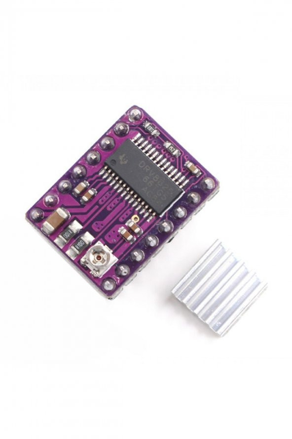 DRV8825 Step Motor Sürücü Modül + Soğutucu  32 Adım 1.5A 3D Yazıcı Robot CNC Reprap MKS GEN Ramps ürün görseli 1