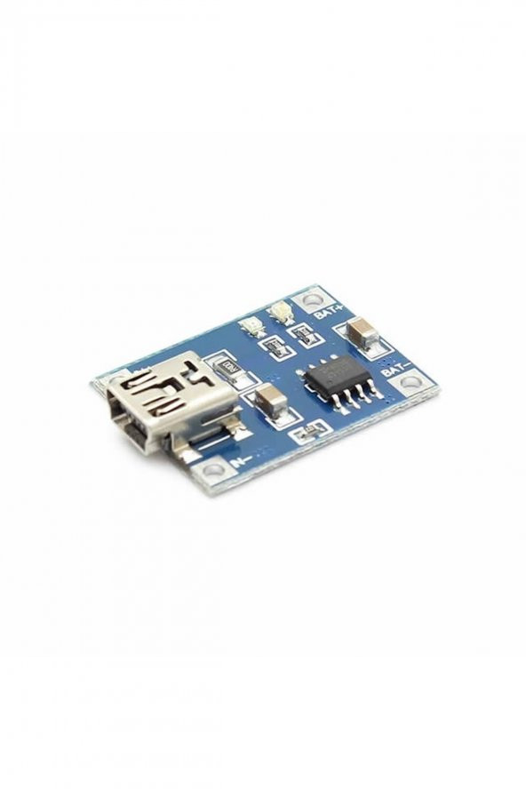 Lityum Pil 18650 Şarj Devresi TP4056 1A Li-Ion Mini Usb Soket Yeni ürün görseli 1