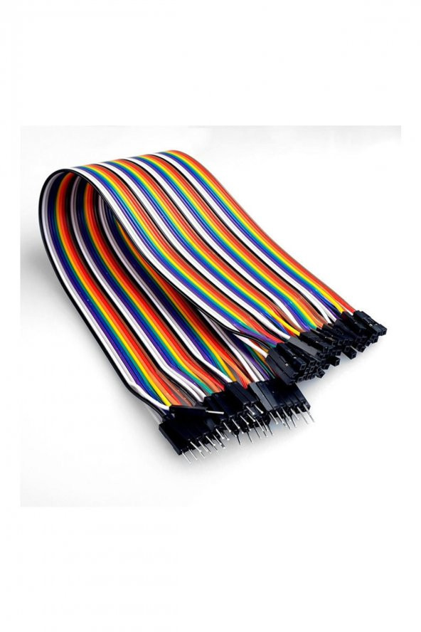 20cm 40 Pin Dişi Erkek Dupont Kablo Breadboard Atlama Kablosu Jumper Kablo ürün görseli 1