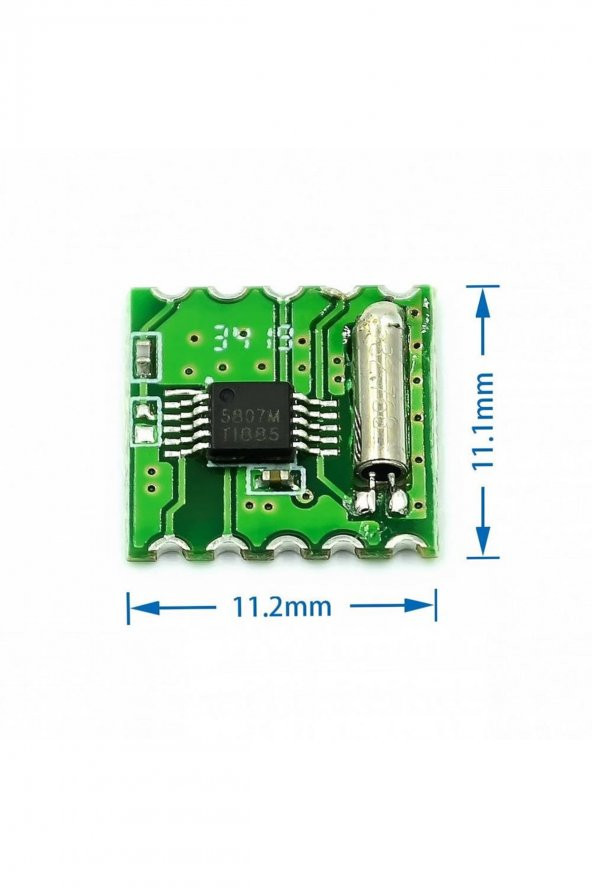 RDA5807M FM Stereo Radyo Alıcı Modülü  RRD-102V2.0 I2C Dijital Programlanabilir Hassas Düşük ürün görseli 1
