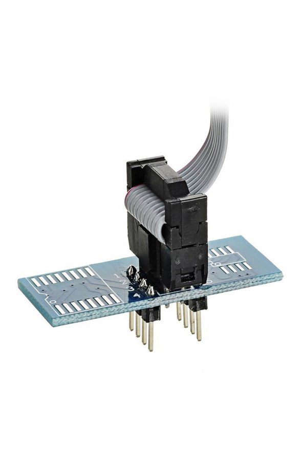 SOIC8 SOP8 to DIP8 Test Klips  Eprom Flash Bios Programlama Mandalı SPI IIC - Resim 4