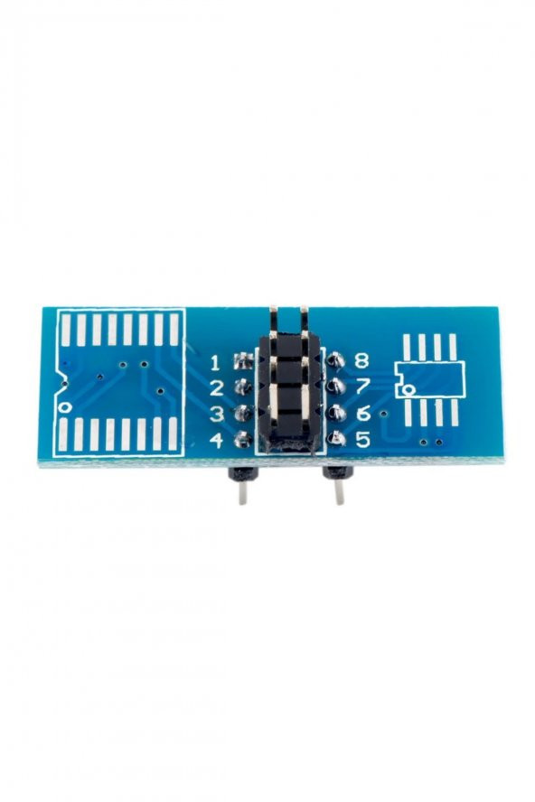 SOIC8 SOP8 to DIP8 Test Klips  Eprom Flash Bios Programlama Mandalı SPI IIC - Resim 5