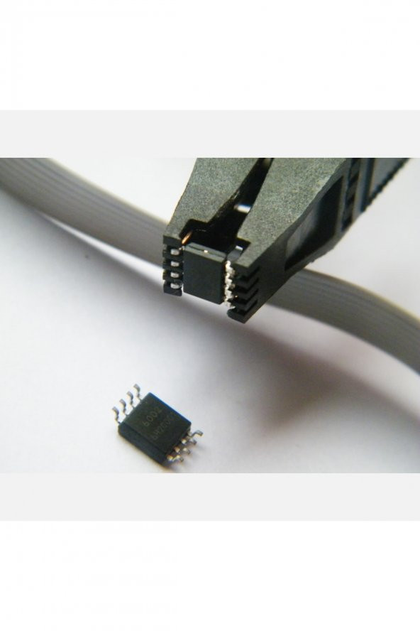 SOIC8 SOP8 to DIP8 Test Klips  Eprom Flash Bios Programlama Mandalı SPI IIC - Resim 6