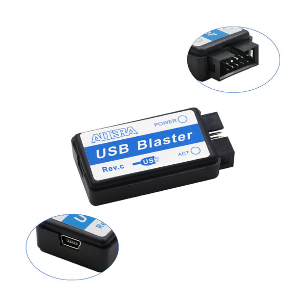 Usb Blaster Fpga Cpld Programlayıcı JTAG Stratix Cyclone ACEX FLEX10K MAX3000 MAX7000 - Resim 5