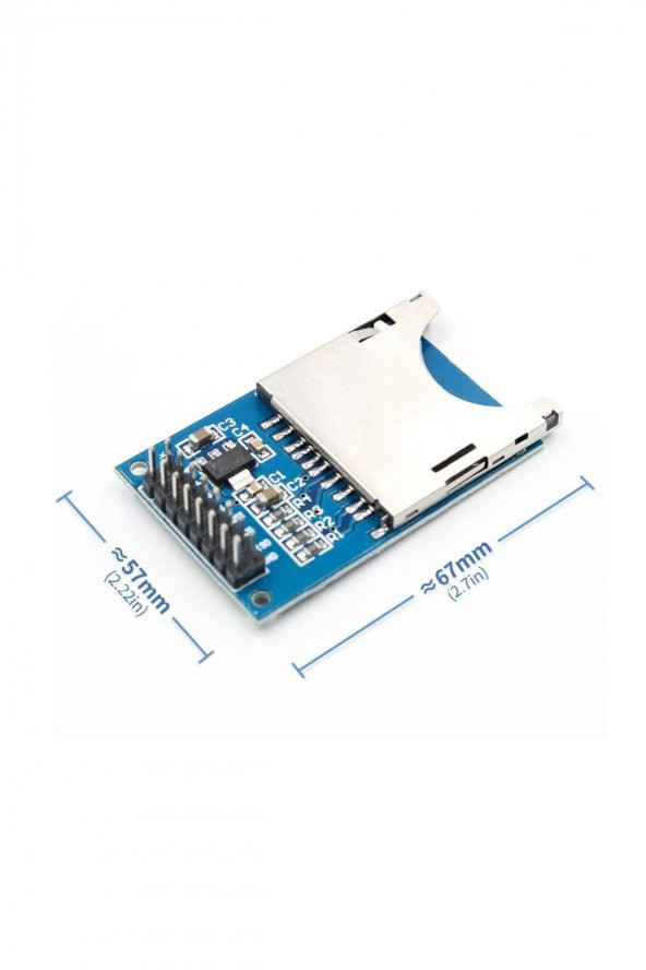 Sd Kart Modülü  Hafıza Bellek Okuma Yazma SPI 3.3V/5V Data Kayıt Logger Arduino Memory Ses Mp3 Kayıt ürün görseli 1