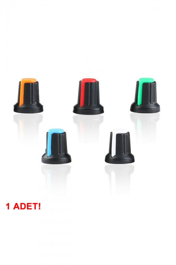 Plastik Pot Başlığı 6mm Potansiyometre Rotary Enkoder Ses Voltaj Kontrol 360 Derece ürün görseli 1
