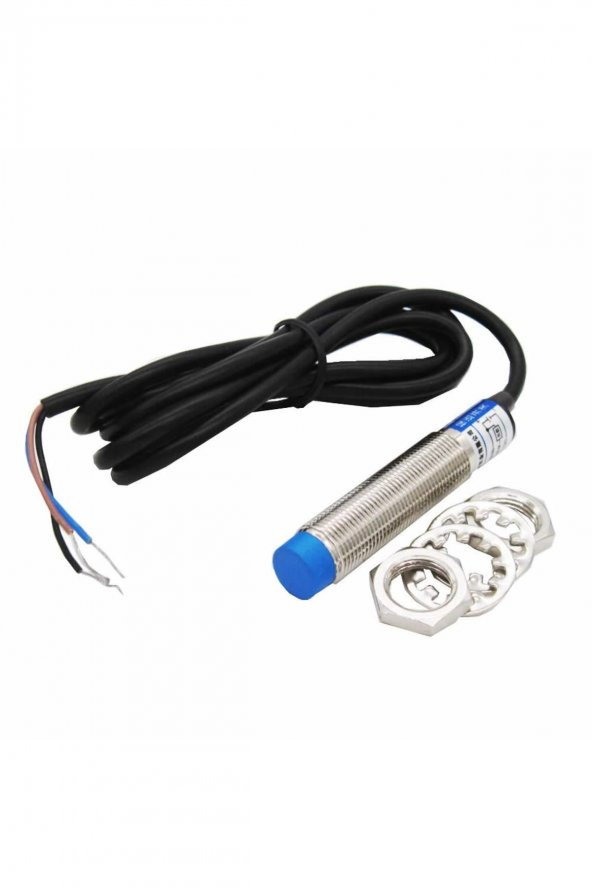 LJ12A3-4-Z/BX Endüktif 4mm Metal Algılayıcı Sensör NPN NO  Temassız Proximity 3 Telli DC 6V-36V ürün görseli 1